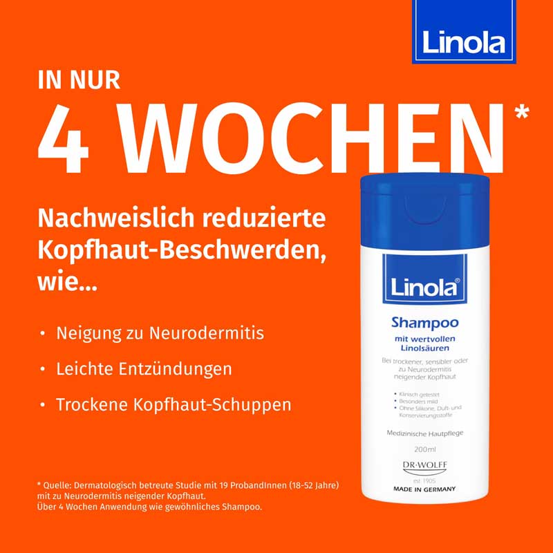 Linola Shampoo - Für trockene Kopfhaut 200 ml Shampoo