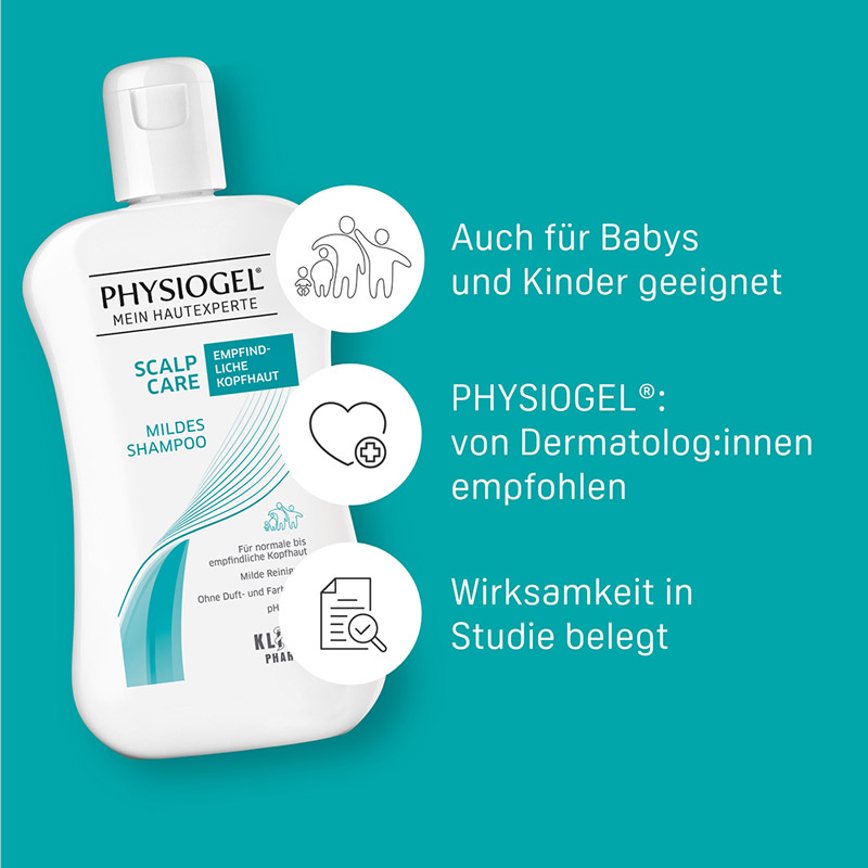 PHYSIOGEL SCALP CARE MILDES SHAMPOO 250 ml Shampoo
