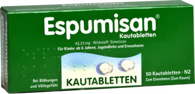Espumisan KAUTABLETTEN 50 St Kautabletten