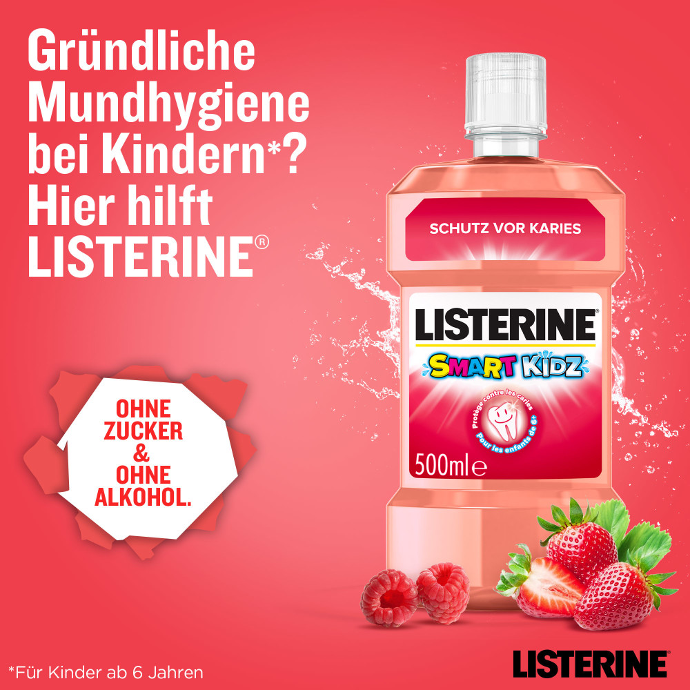 LISTERINE Smart Kidz Mild Berry  500 ml Lösung