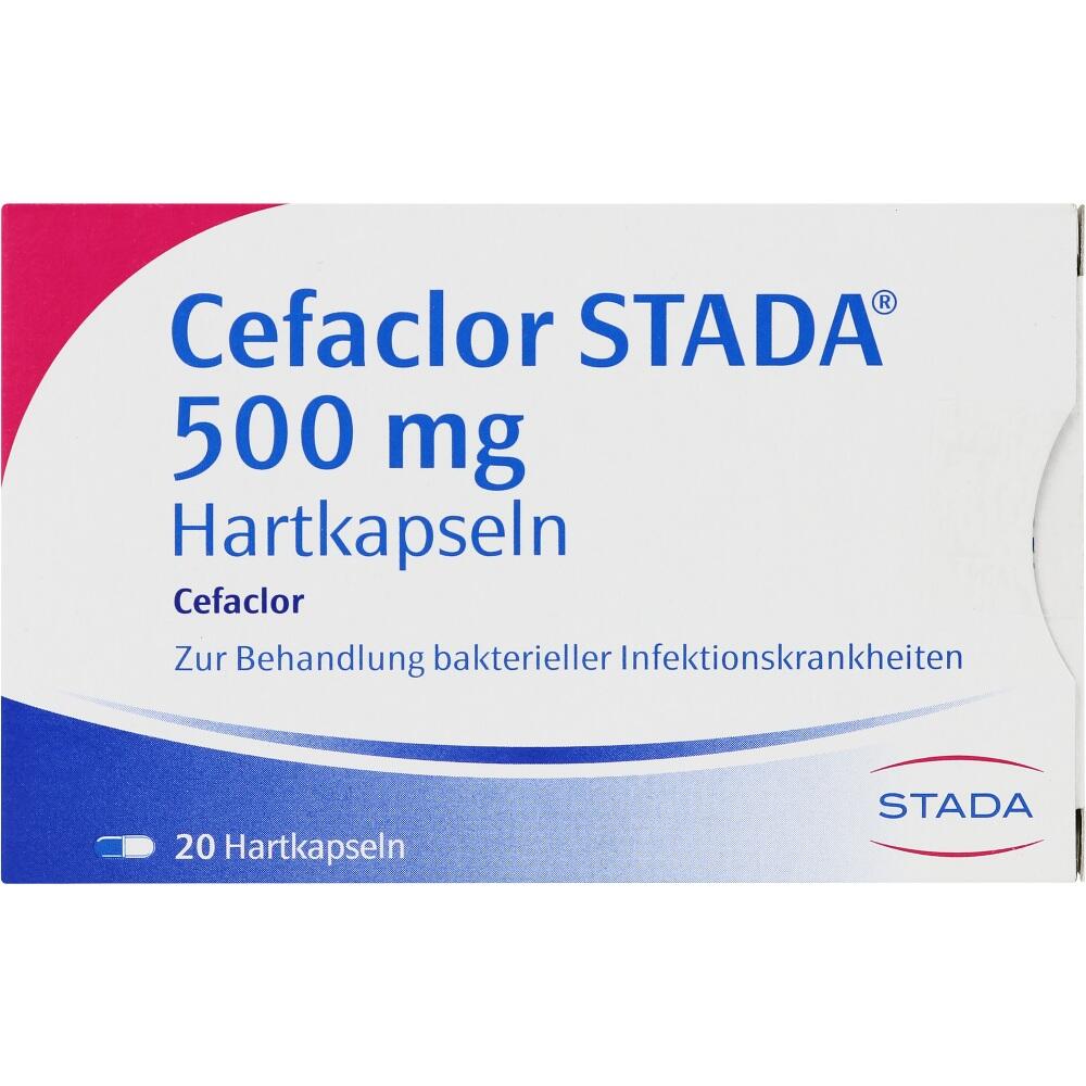 Cefaclor STADA 500mg 20 St Hartkapseln