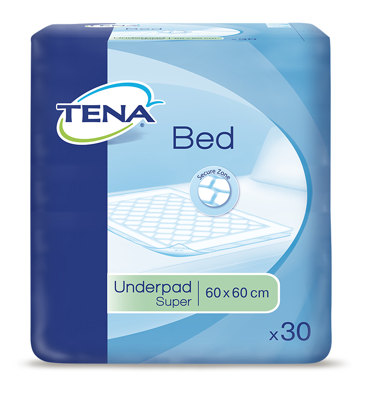 TENA Bed Krankenunterlagen Super 60x60cm 30 St