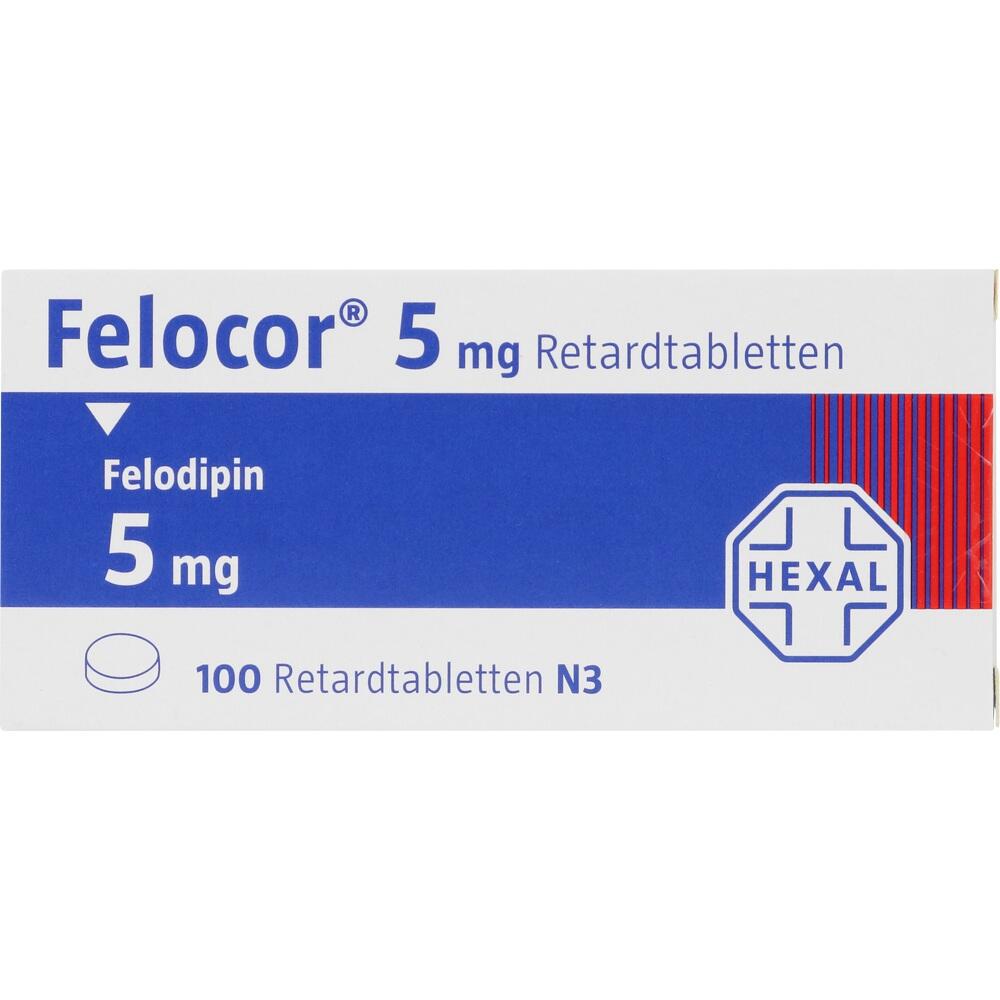 Felocor 5mg 100 St Retard-Tabletten