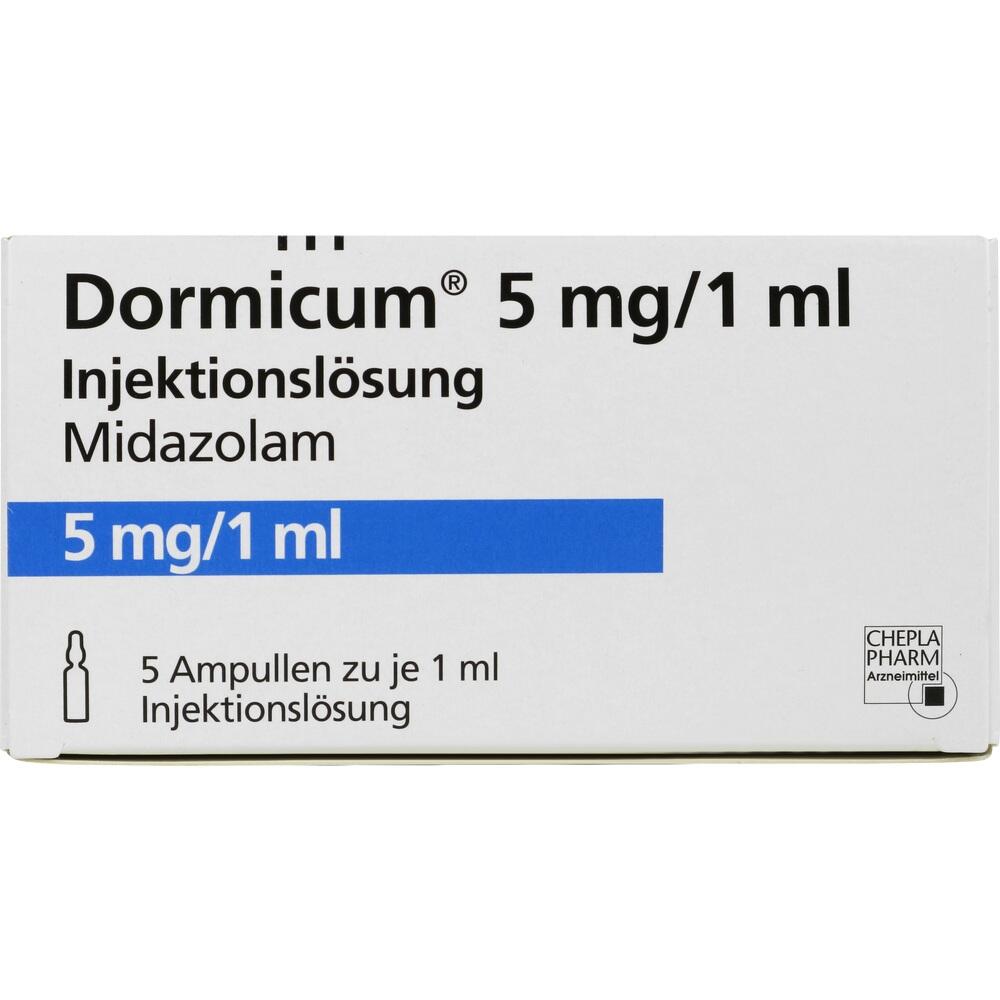 DORMICUM 5 Injektionslösung 5 St Injektionslösung