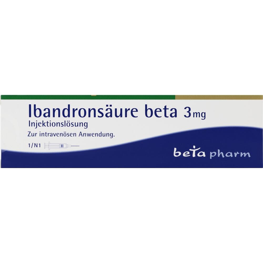 IBANDRONSÄURE beta 3 mg Injektionslösung 1 St Injektionslösung