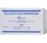 ZELLSTOFF VLIES KOMPRESSEN 8x10 cm unsteril 100 St Kompressen