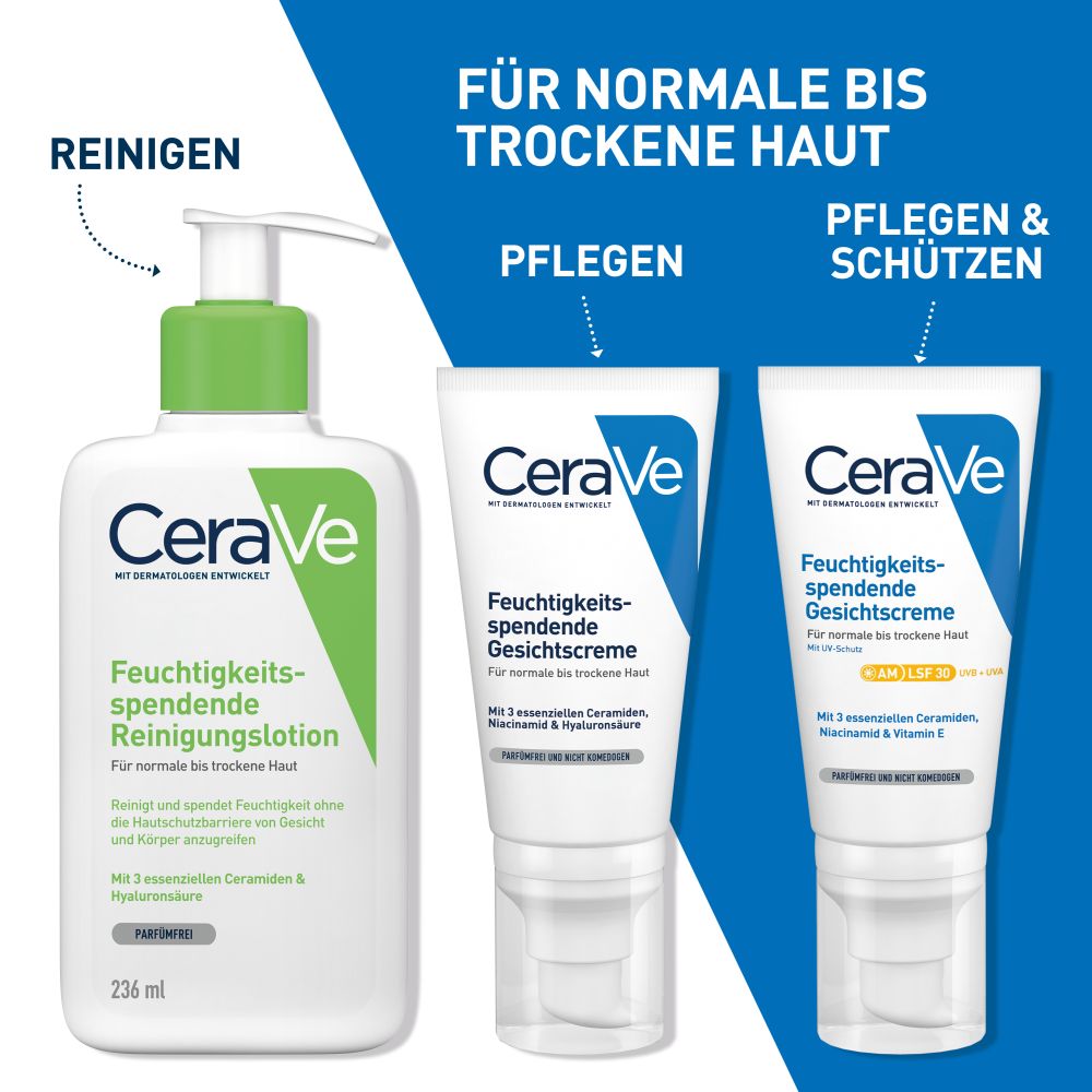 CeraVe Feuchtigkeitsspendende Gesichtscreme SPF30 52 ml Creme