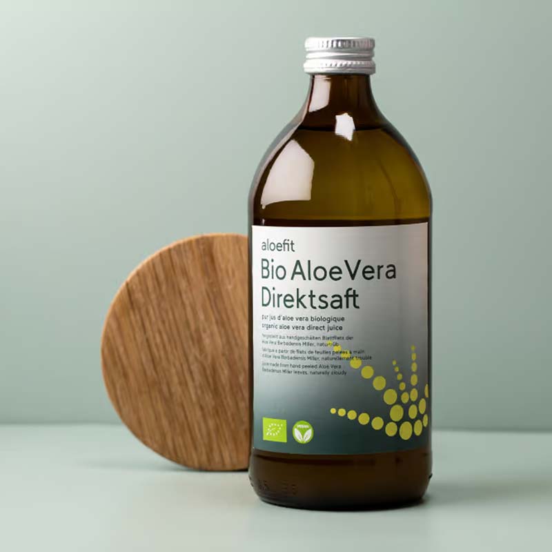 aloefit Bio Aloe Vera Direktsaft 500 ml Saft