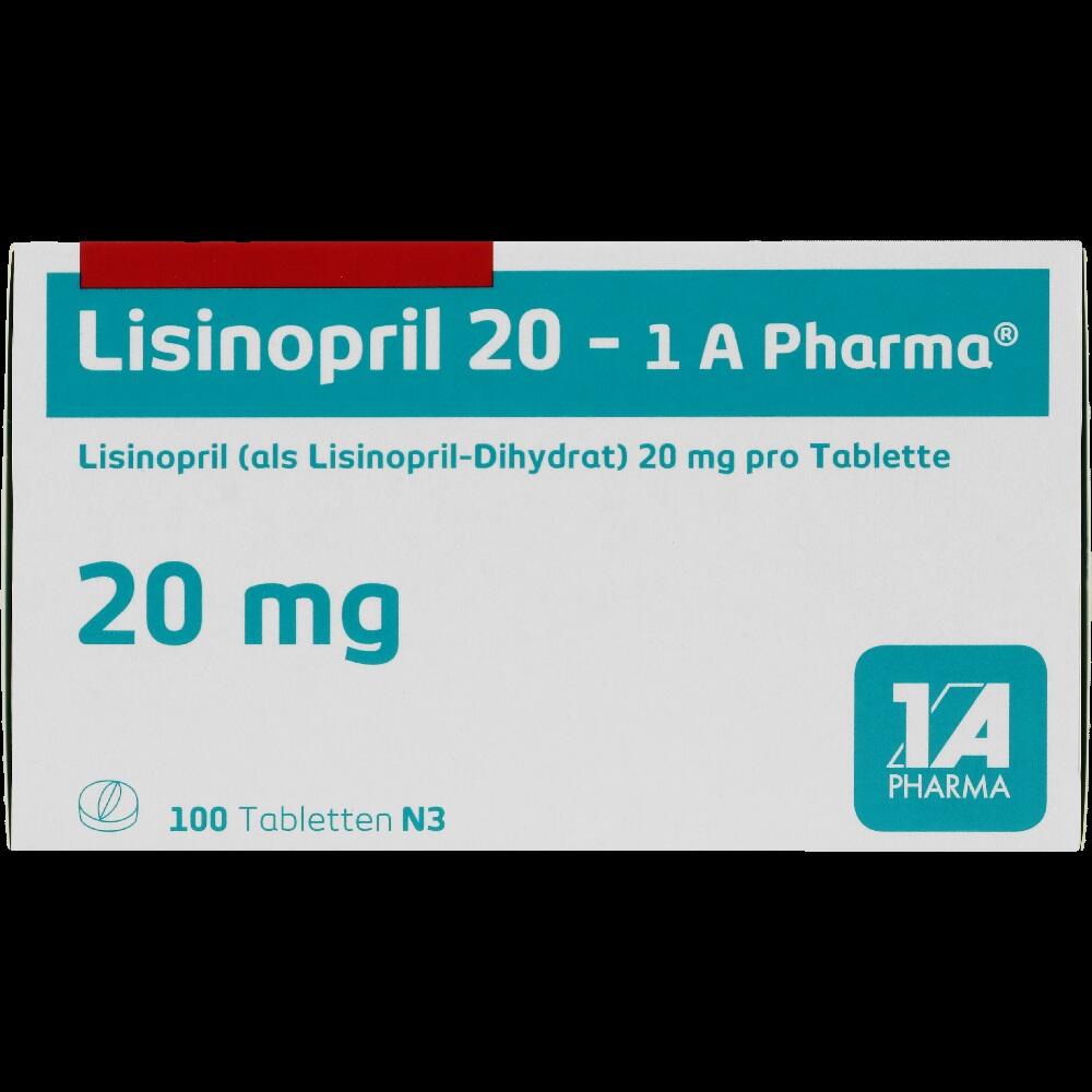 Lisinopril 20-1 A Pharma 100 St Tabletten