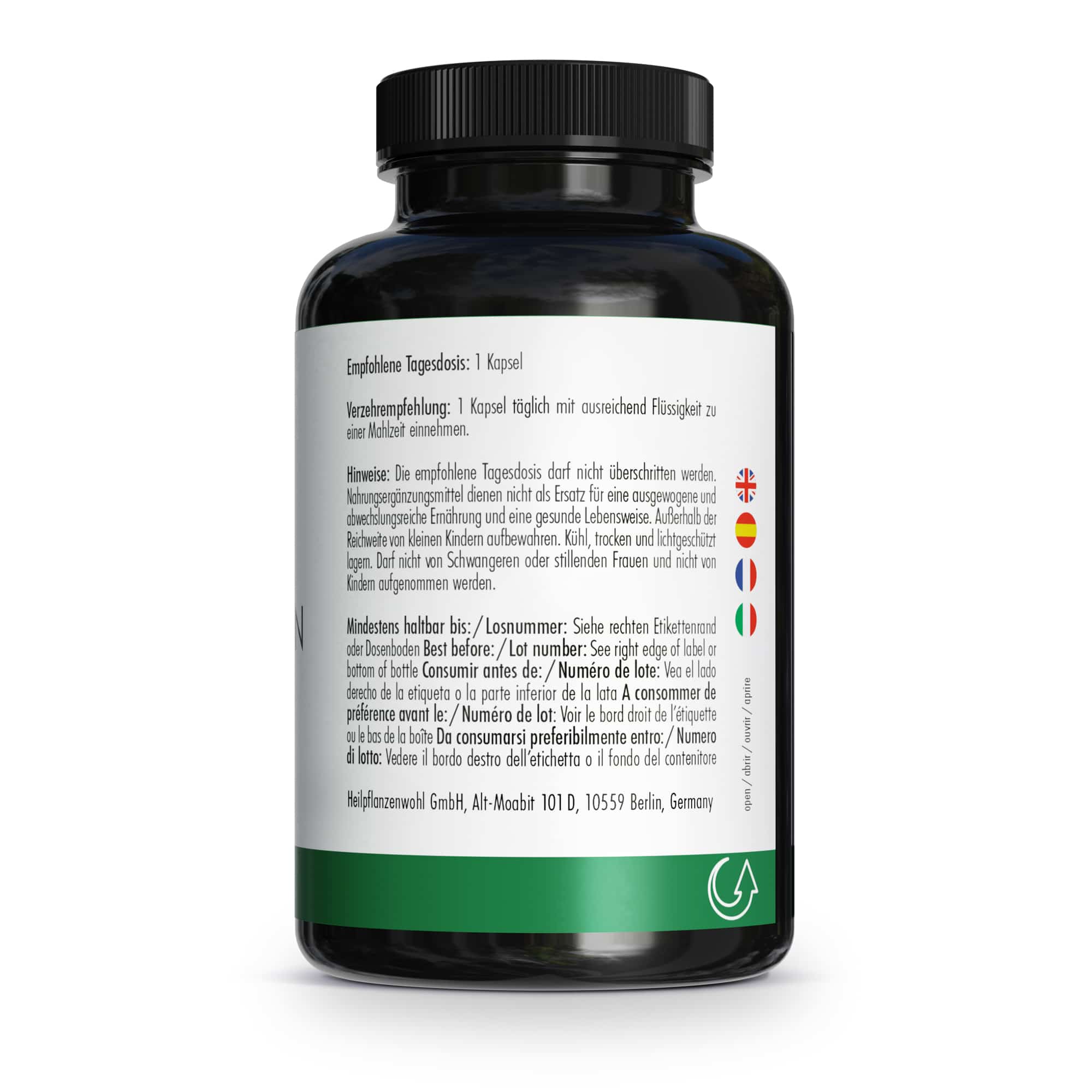 GREEN NATURALS BROMELAIN 500 mg 150 St Kapseln