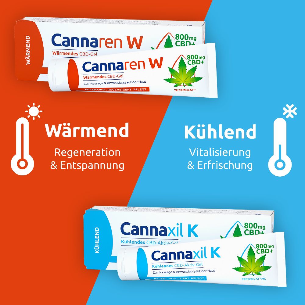 Cannaren CANNABIS Wärmendes CBD Muskel- und Gelenkgel 100 ml Gel