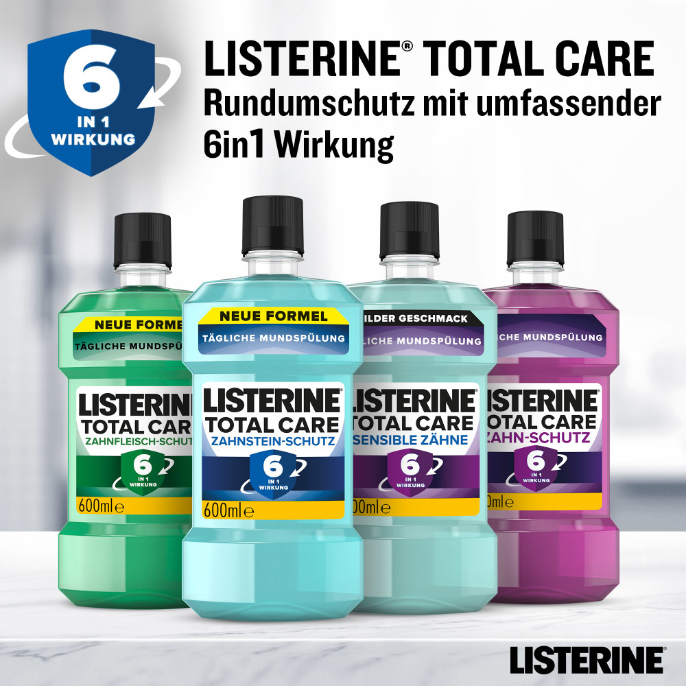 LISTERINE TOTAL CARE ZAHNSTEIN 600 ml Lösung