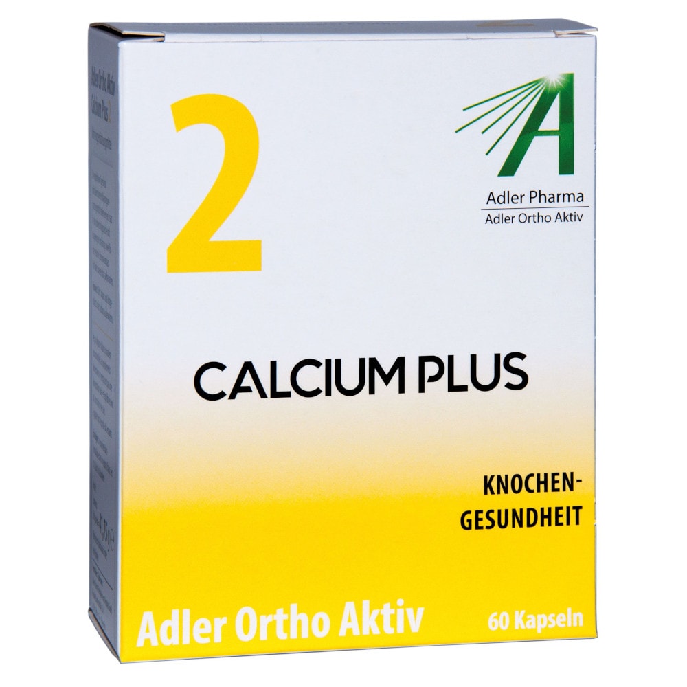 Adler Ortho Aktiv Nr. 2 – Calcium Plus 60 St Kapseln