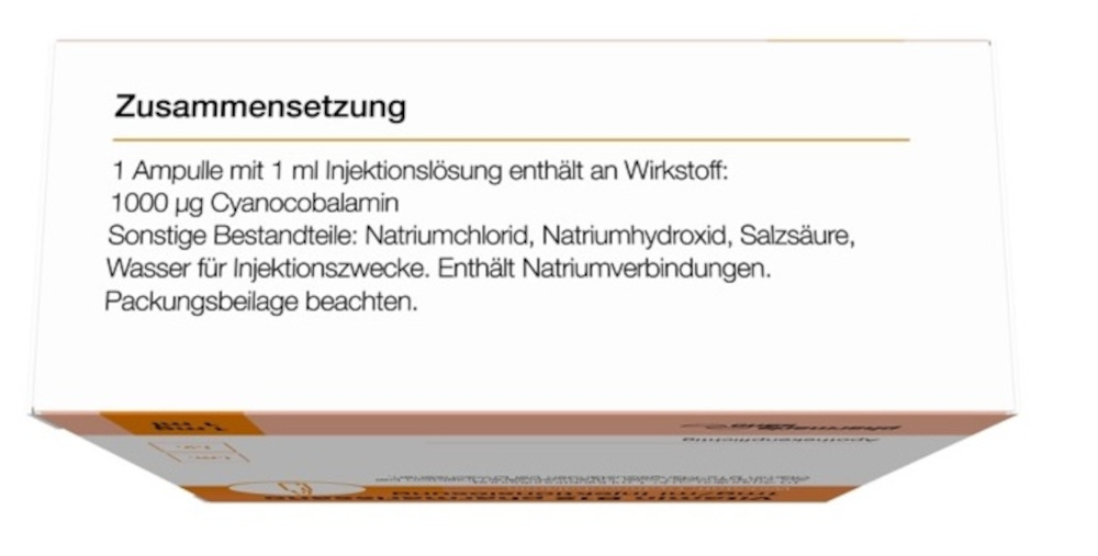 Vitamin B12 pharmarissano 1 mg/ml Injektionslös. 10X1 ml Injektionslösung