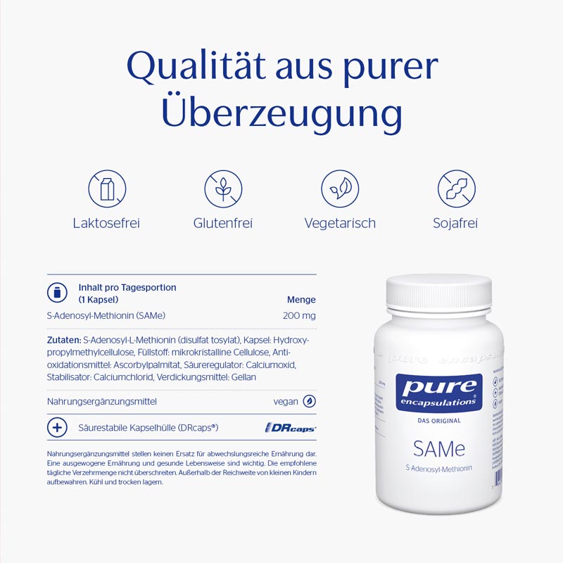 pure encapsulations SAMe 60 St Kapseln