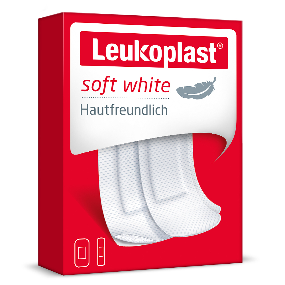 Leukoplast  soft white Pflaster (20 St; 2 Größen) 20 St Pflaster