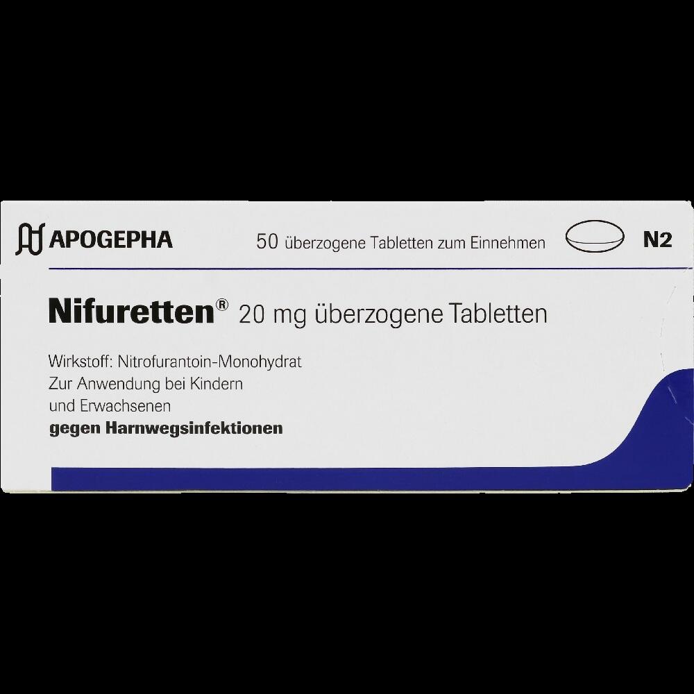Nifuretten 50 St Überzogene Tabletten