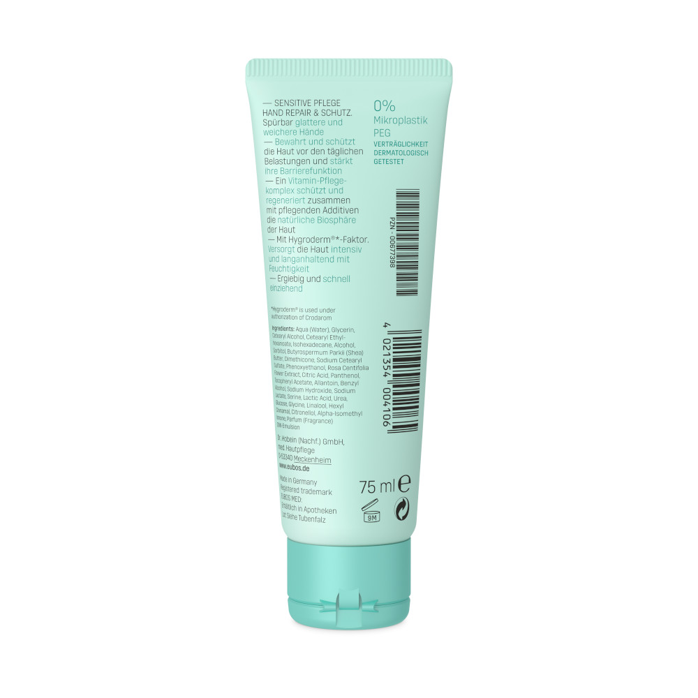 EUBOS SENSITIVE PFLEGE HAND REPAIR & SCHUTZ 75 ml Creme