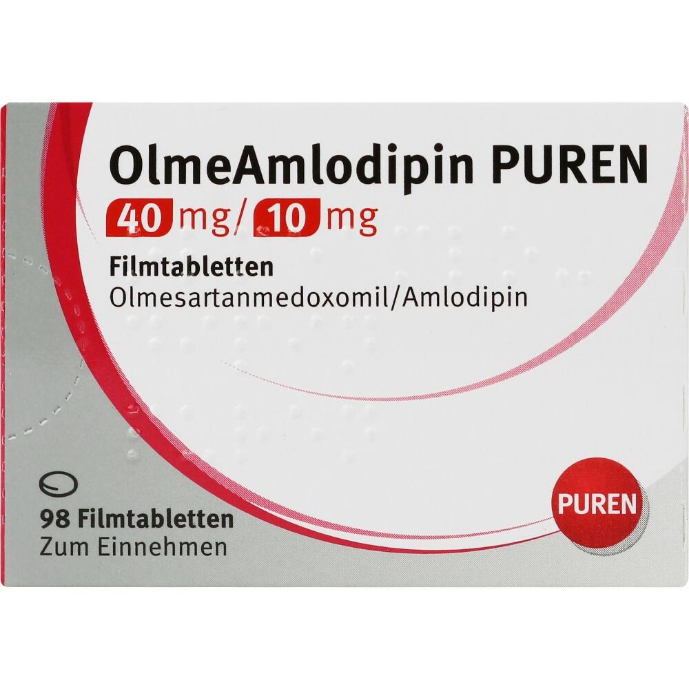 OlmeAmlodipin PUREN 40 mg/10 mg 98 St Filmtabletten