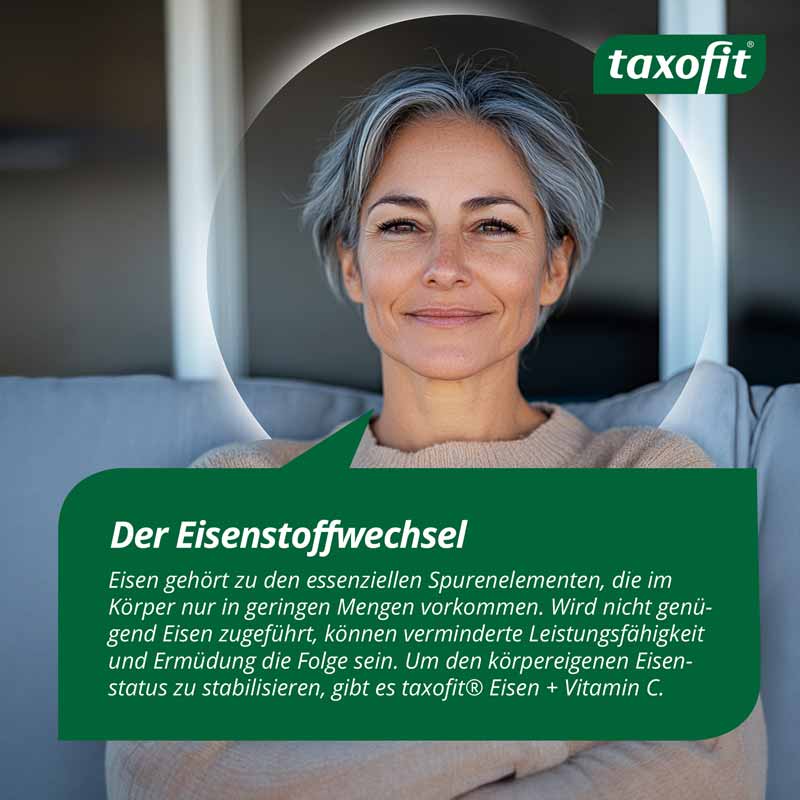 taxofit Eisen + Vitamin C 40 St Kapseln