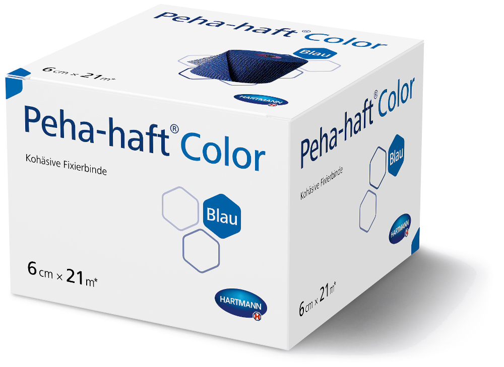 Peha-haft Color blau 6cm x 21m 1 St Binden