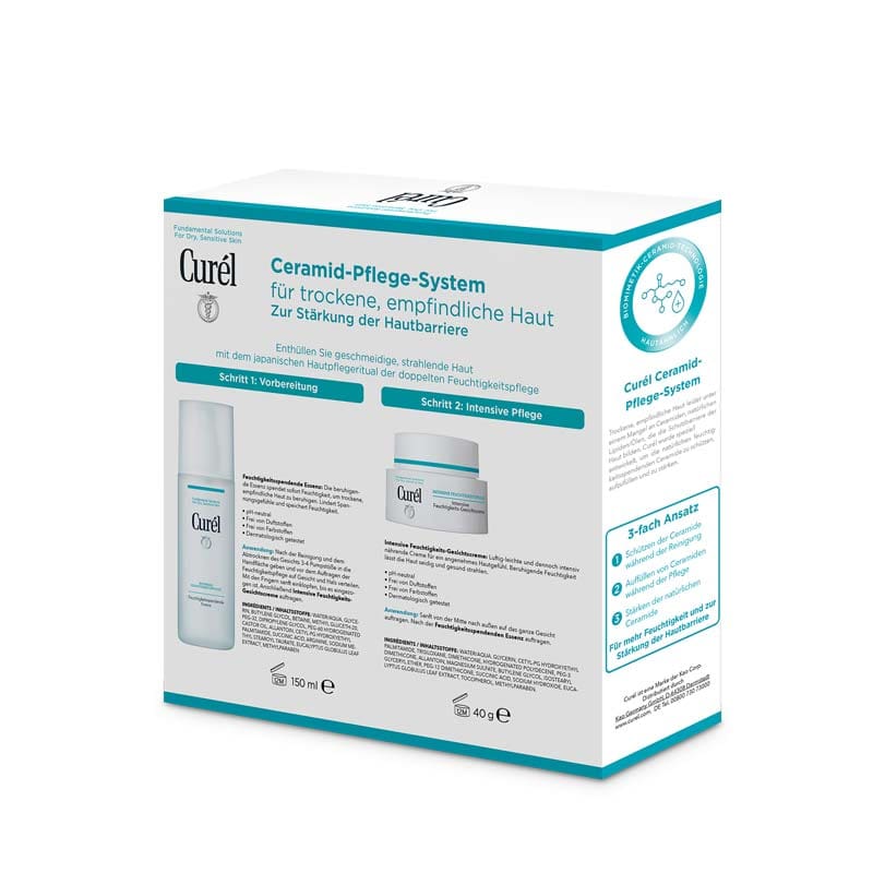 Curél Feuchtigkeitsspendende Essenz & Gesichtscreme 1 Packung Kombipackung