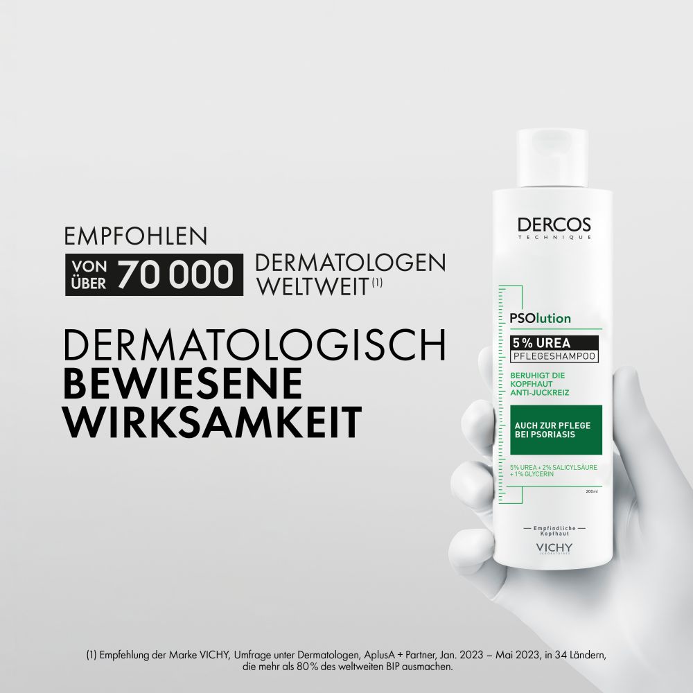 VICHY DERCOS PSOlution Kerato-Reduzierendes Pflegeshampoo  200 ml Shampoo
