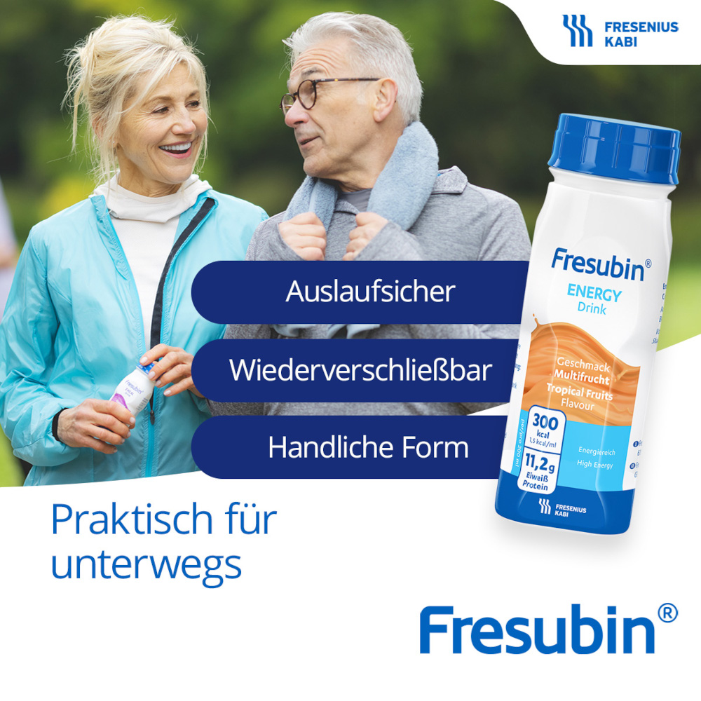 Fresubin Energy Trinknahrung Erdbeere 6X4X200 ml Lösung