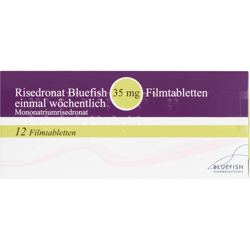 Risedronat Bluefish 35mg 12 St Filmtabletten
