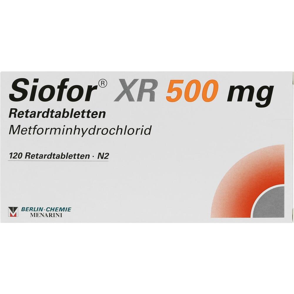 Siofor XR 500 mg 120 St Retard-Tabletten