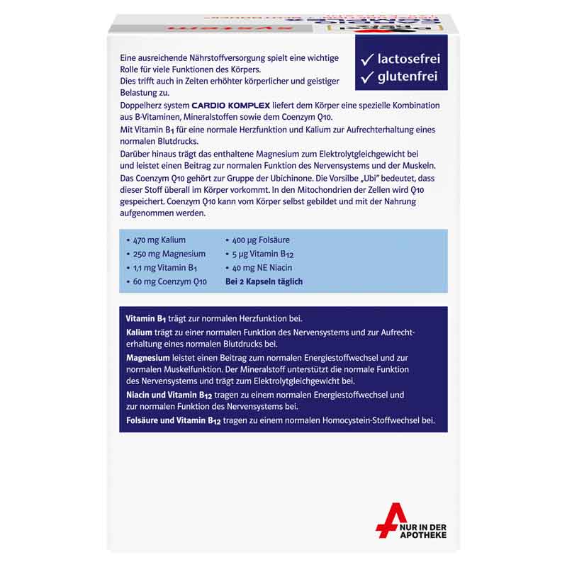 Doppelherz system CARDIO KOMPLEX 120 St Kapseln
