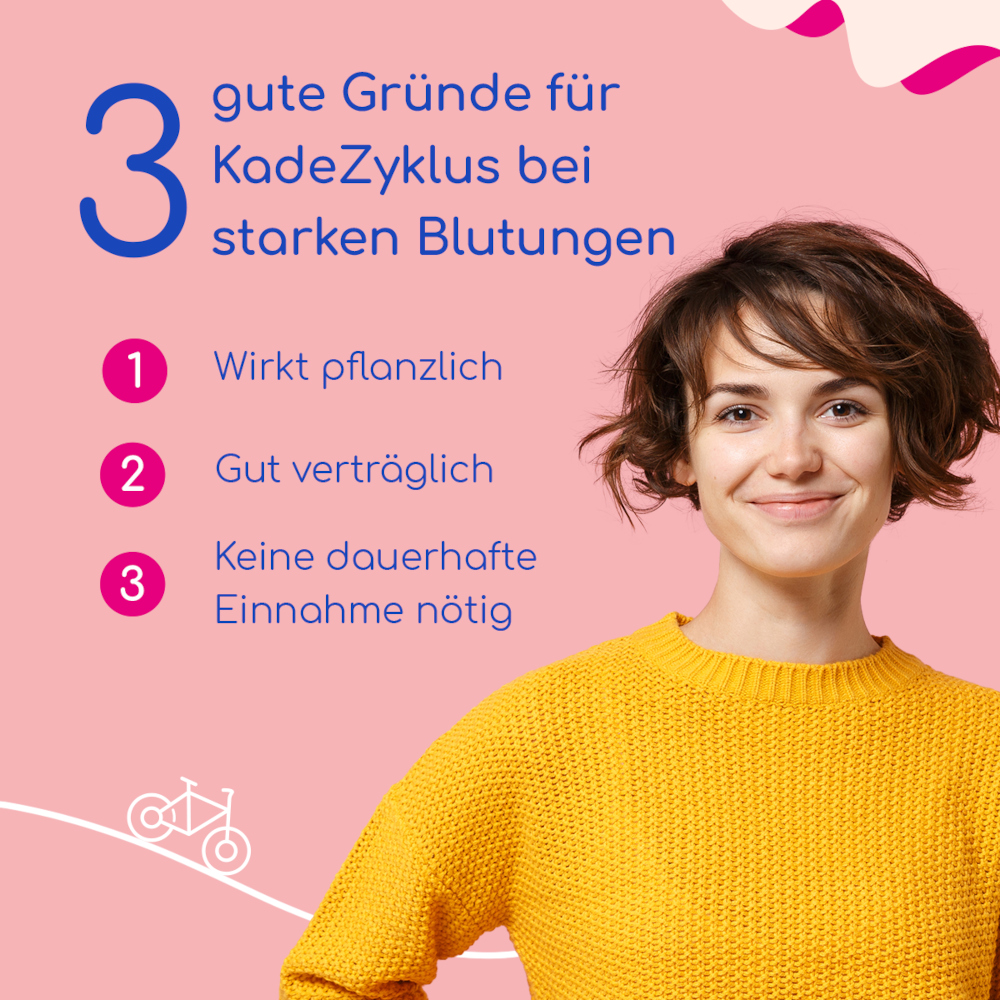 Kade Zyklus bei starken Blutungen während der Menstruation 2X20 St Filmtabletten