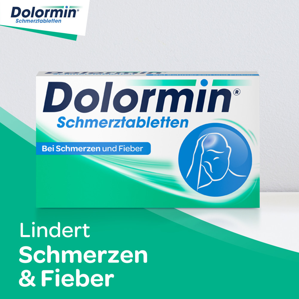 Dolormin Schmerztabletten mit Ibuprofen bei Kopfschmerzen
