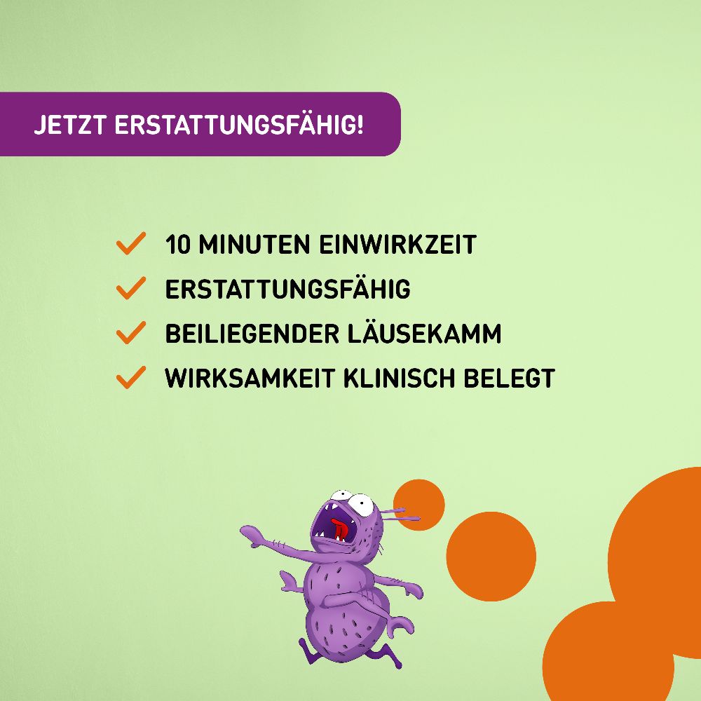 NYDA Läusespray gegen Kopfläuse & Nissen 2X50 ml Pumplösung