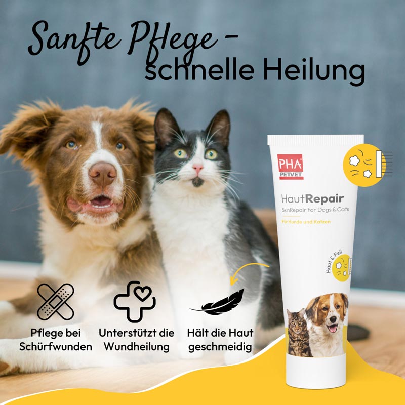 PHA HautRepair Tube für Hunde und Katzen 125 g Tube