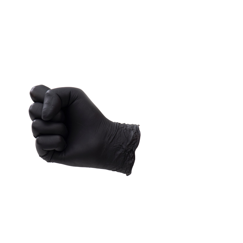Domotherm Untersuchungshandschuhe Nitril unsteril schwarz L 100 St Handschuhe