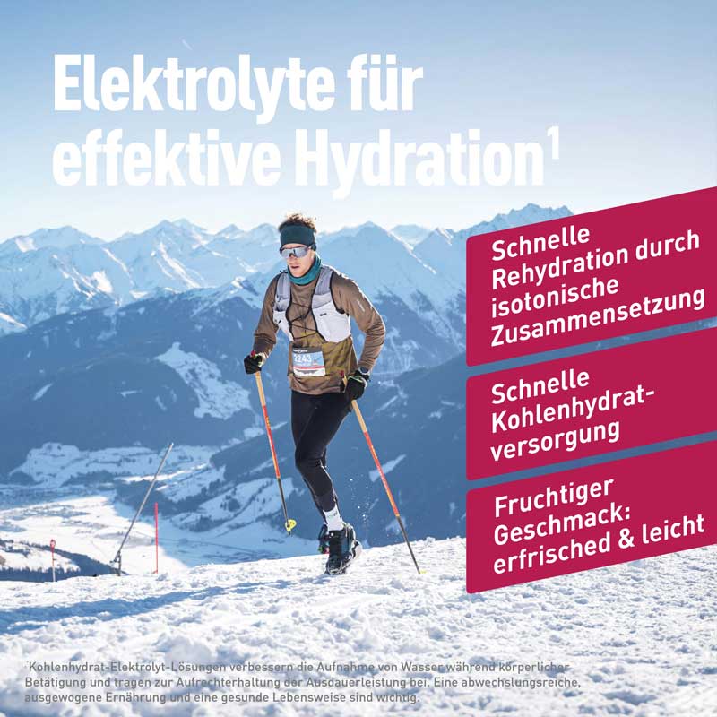 DEXTRO ENERGY DEXTROSE DRINK 20g Red berry flavour 50 ml Flüssigkeit