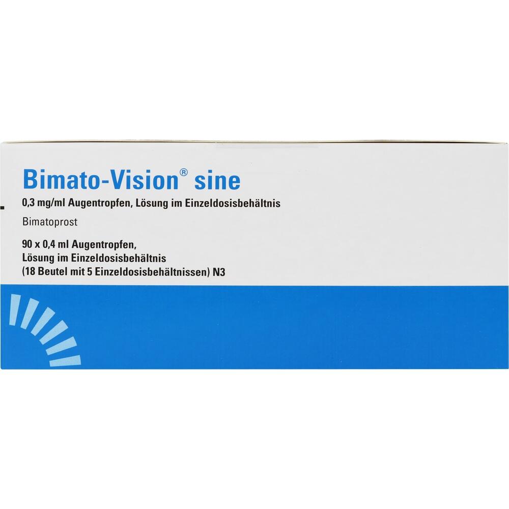 Bimato Vision Sine 0.3mg/ml 90X0.4 ml Augentropfen