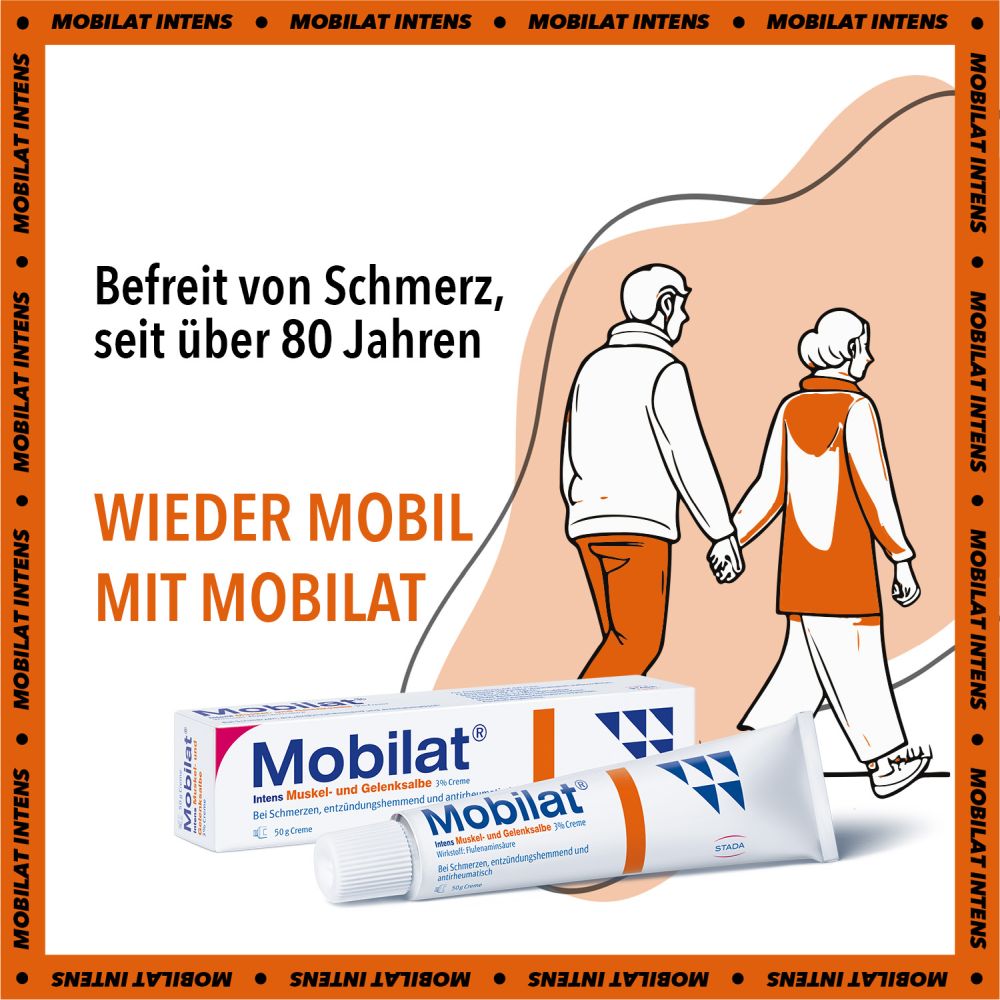 Mobilat Intens Muskel- und Gelenksalbe 3% 100 g Creme