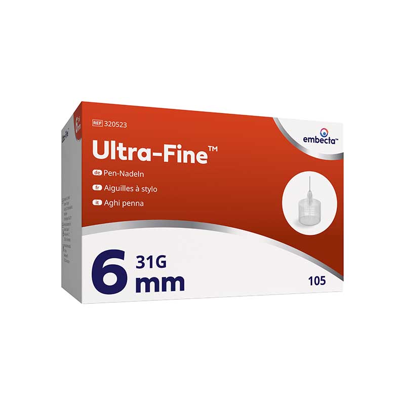 Ultra-Fine Pen-Nadeln 0,25x6 mm 31 G 105 St Kanüle