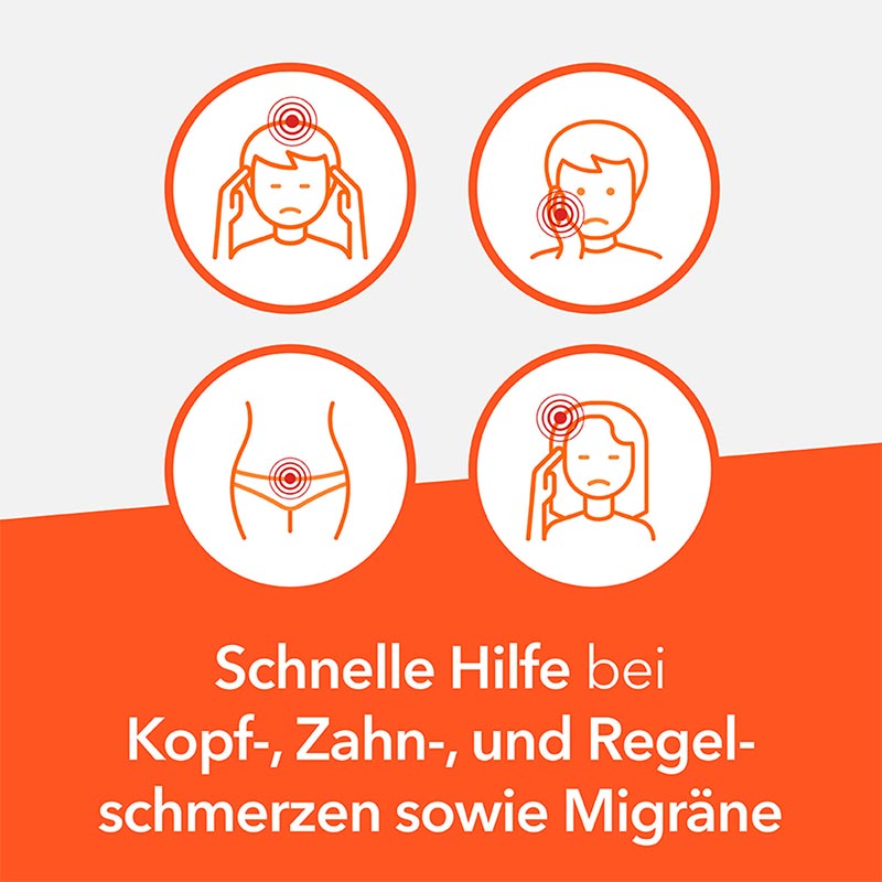 IBU LYSIN ratiopharm 400 mg - mit Ibuprofen 20 St Filmtabletten