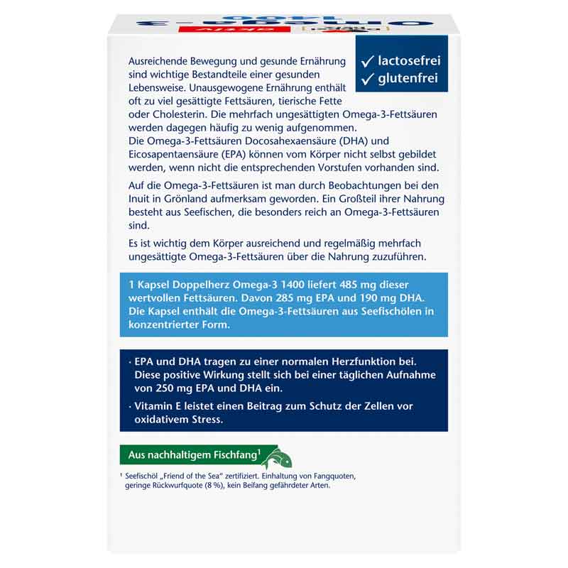 Doppelherz aktiv Omega-3 1400  120 St Kapseln