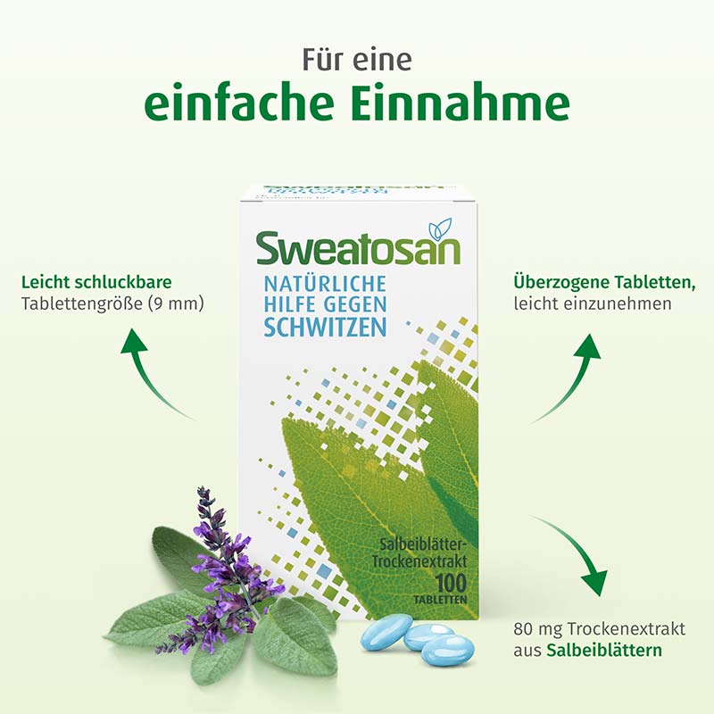 Sweatosan 100 St Überzogene Tabletten