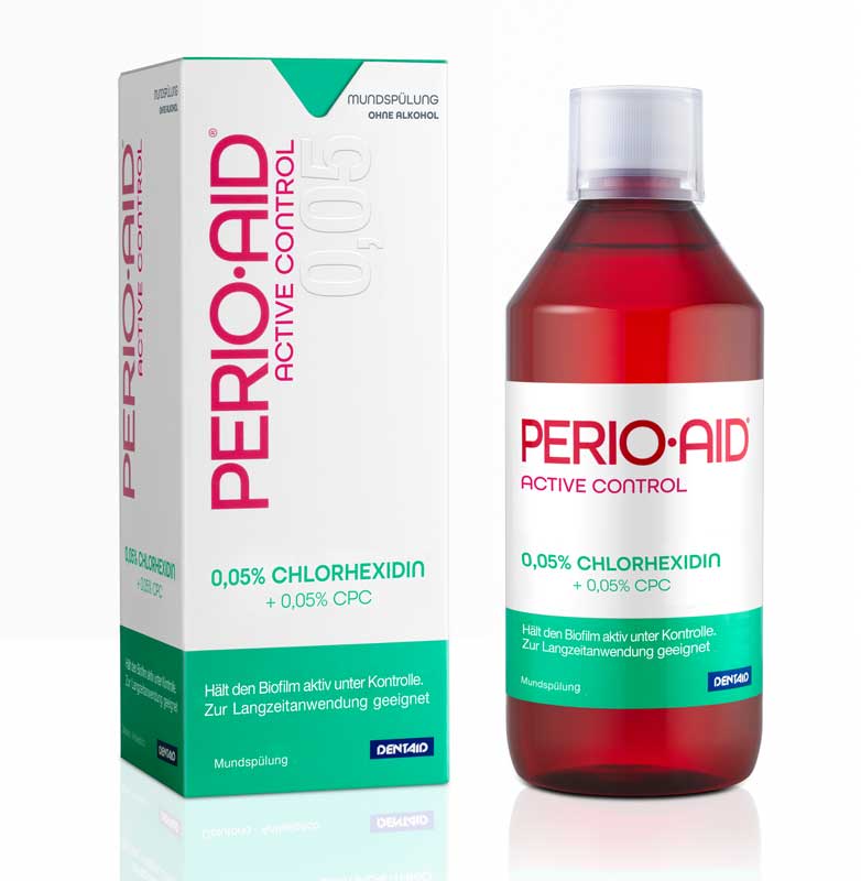 PERIO AID Active Control Mundspülung 500 ml Mundwasser