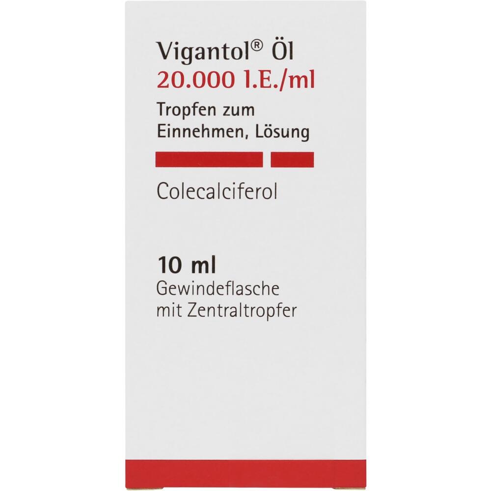 VIGANTOL Öl 20.000 I.E./ml Tropfen zum Einnehmen 10 ml Tropfen zum Einnehmen