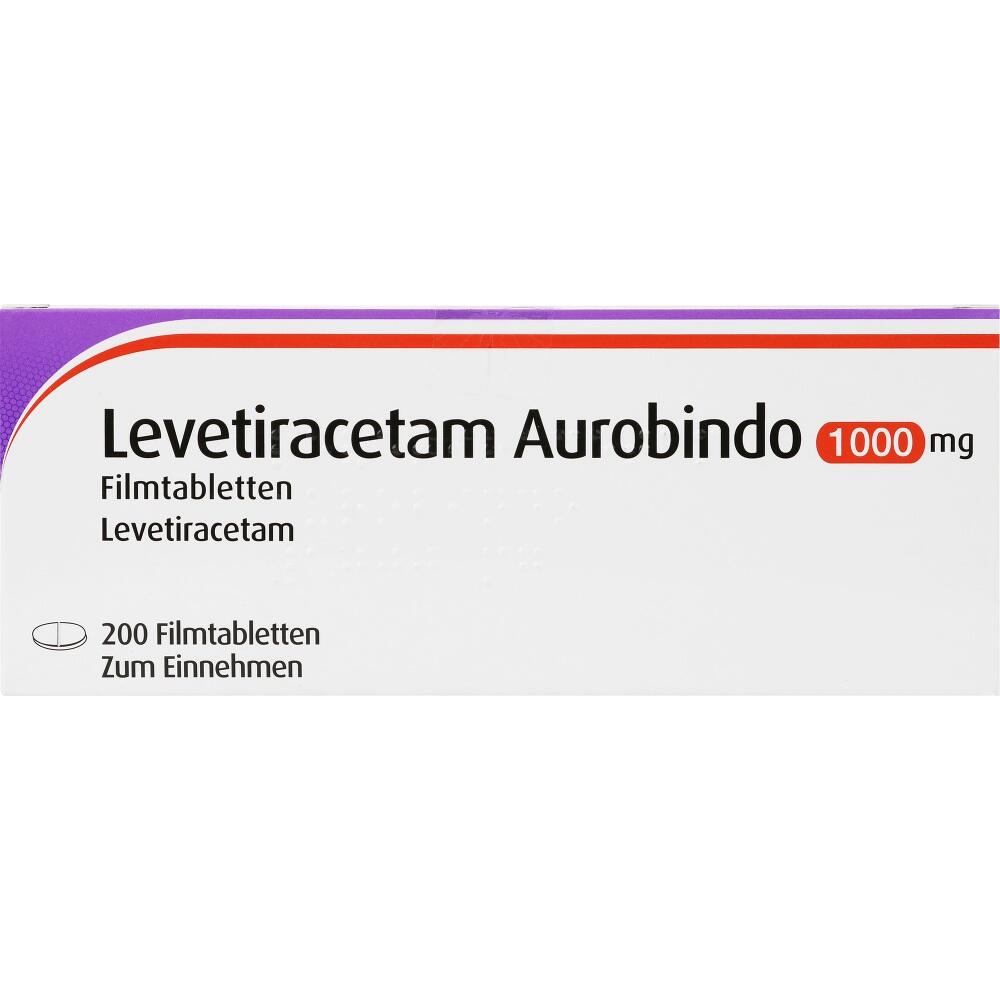Levetiracetam Aurobindo 1000mg 200 St Filmtabletten