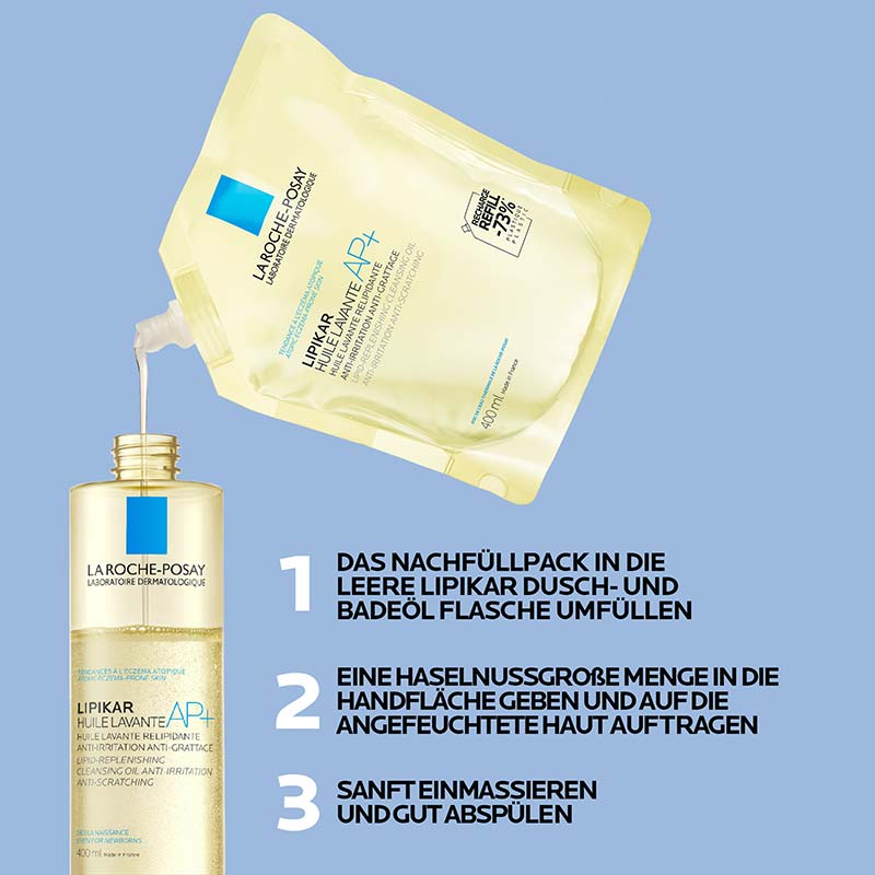 LA ROCHE-POSAY LIPIKAR HUILE LAVANTE AP+ 400 ml Öl