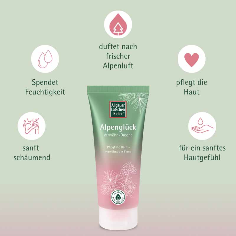 Allgäuer Latschen Kiefer Alpenglück Verwöhn-Dusche 200 ml Duschgel