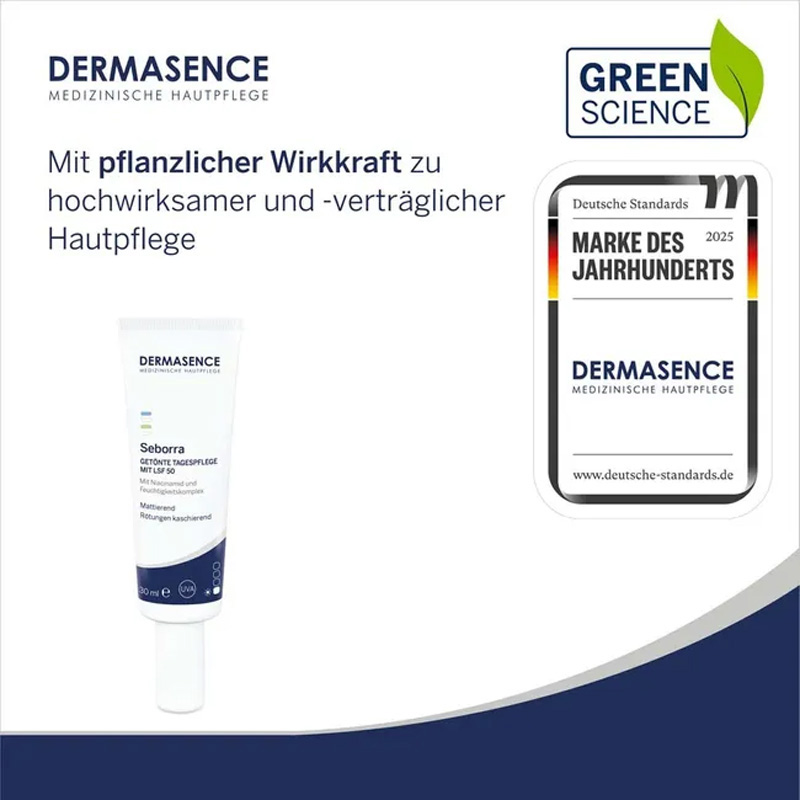 DERMASENCE Seborra GETÖNTE TAGESPFLEGE MIT LSF 50 30 ml Creme