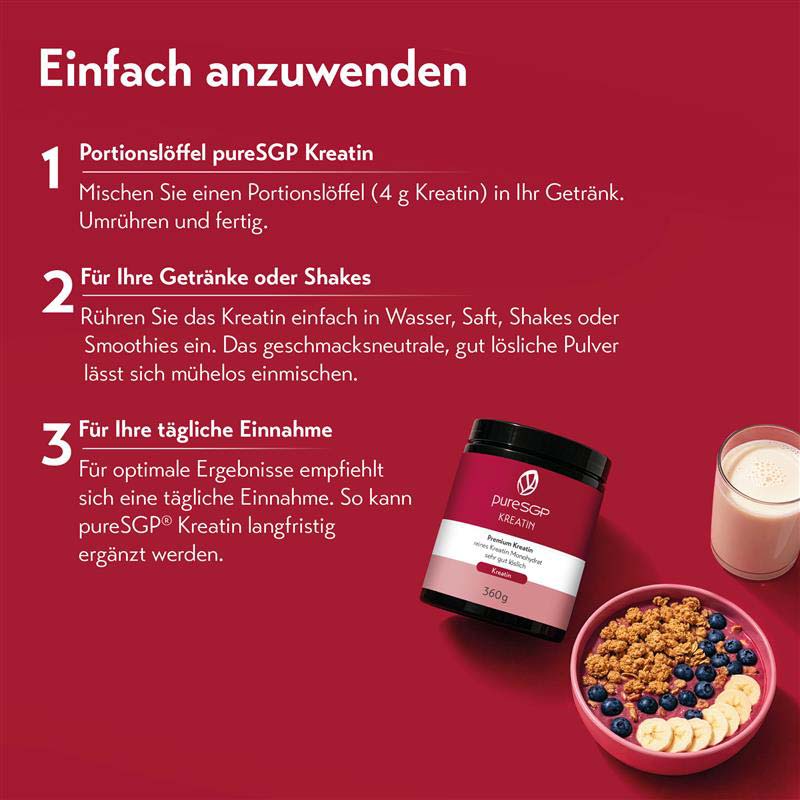 pureSGP KREATIN 360 g Pulver